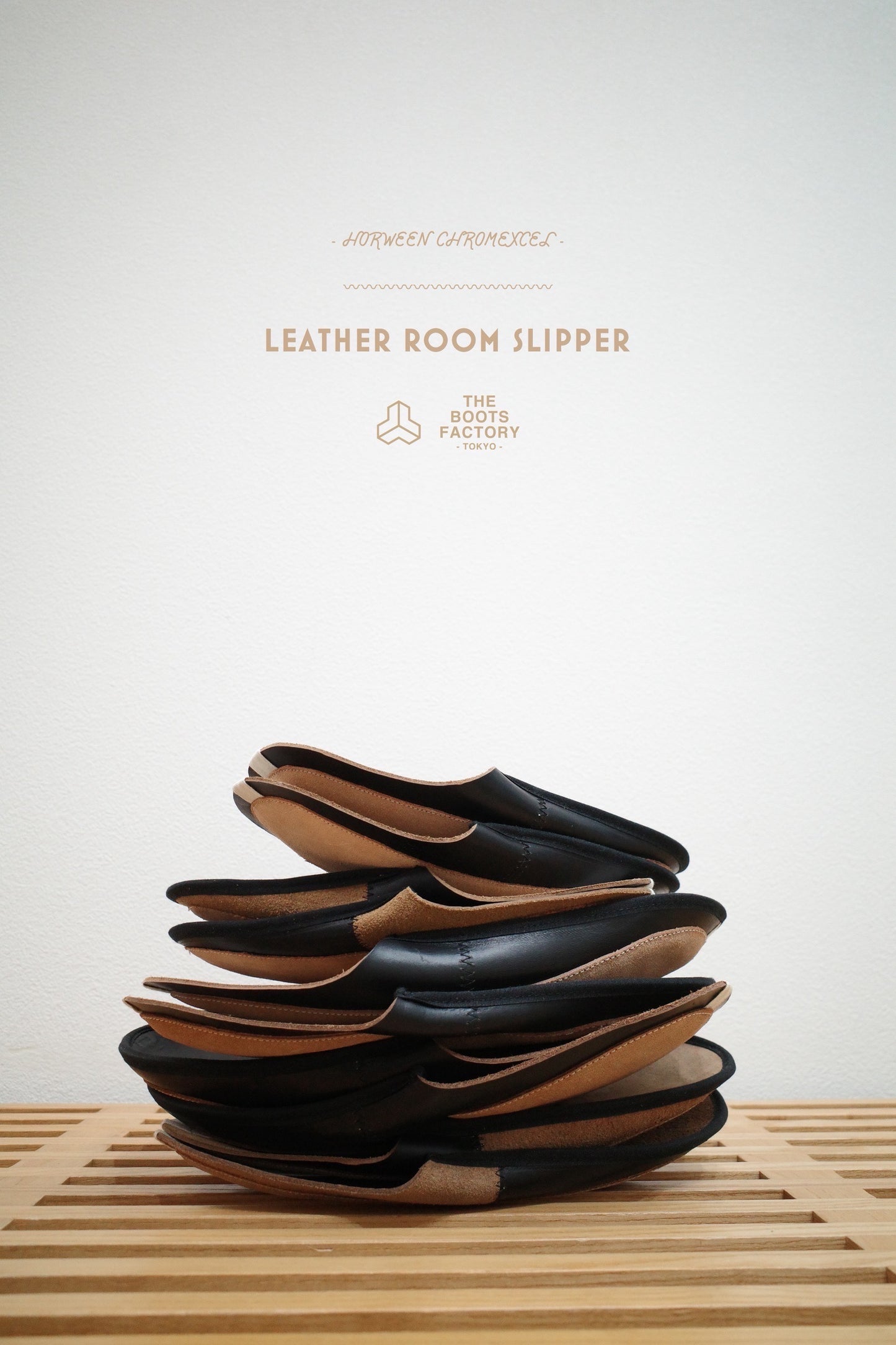 LEATHER ROOM SLIPPER