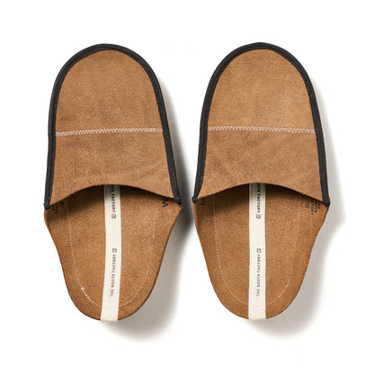 LEATHER ROOM SLIPPER
