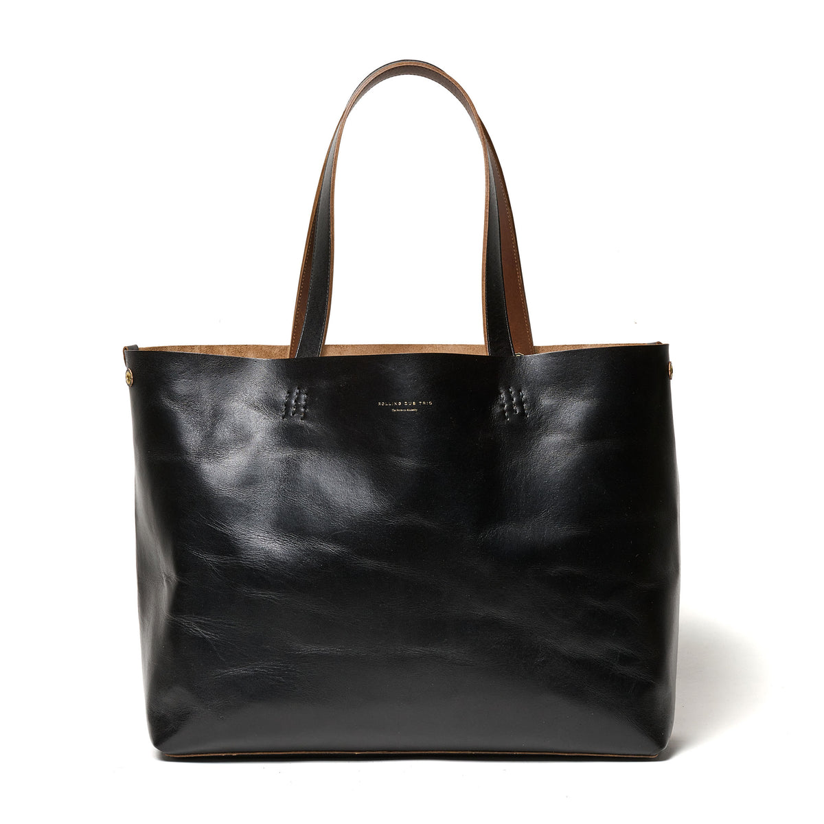 RDT-BG03 | BOX TOTE BAG -LEATHER- ローリングダブトリオ ROLLING DUB 