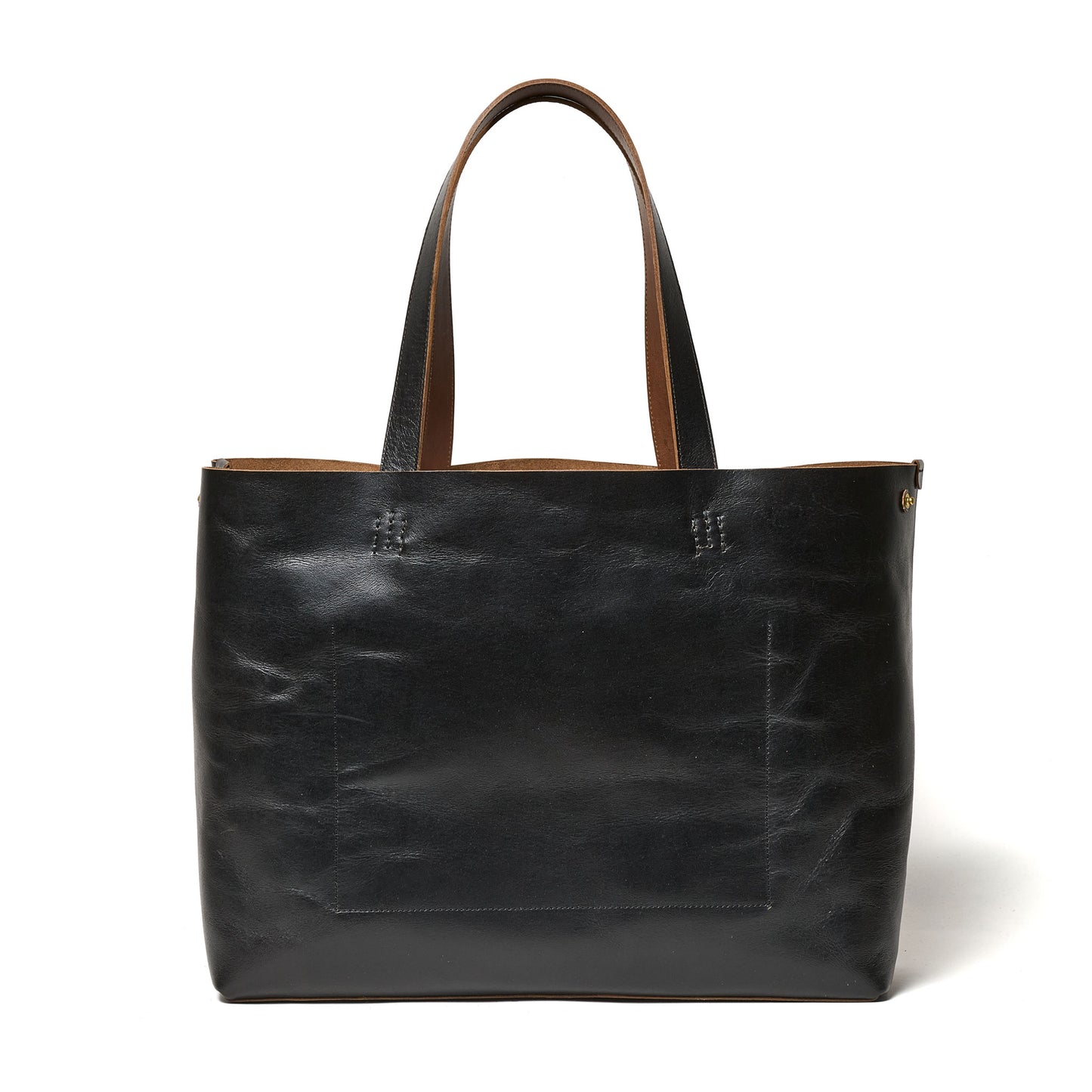 RDT-BG03 | BOX TOTE BAG -LEATHER-