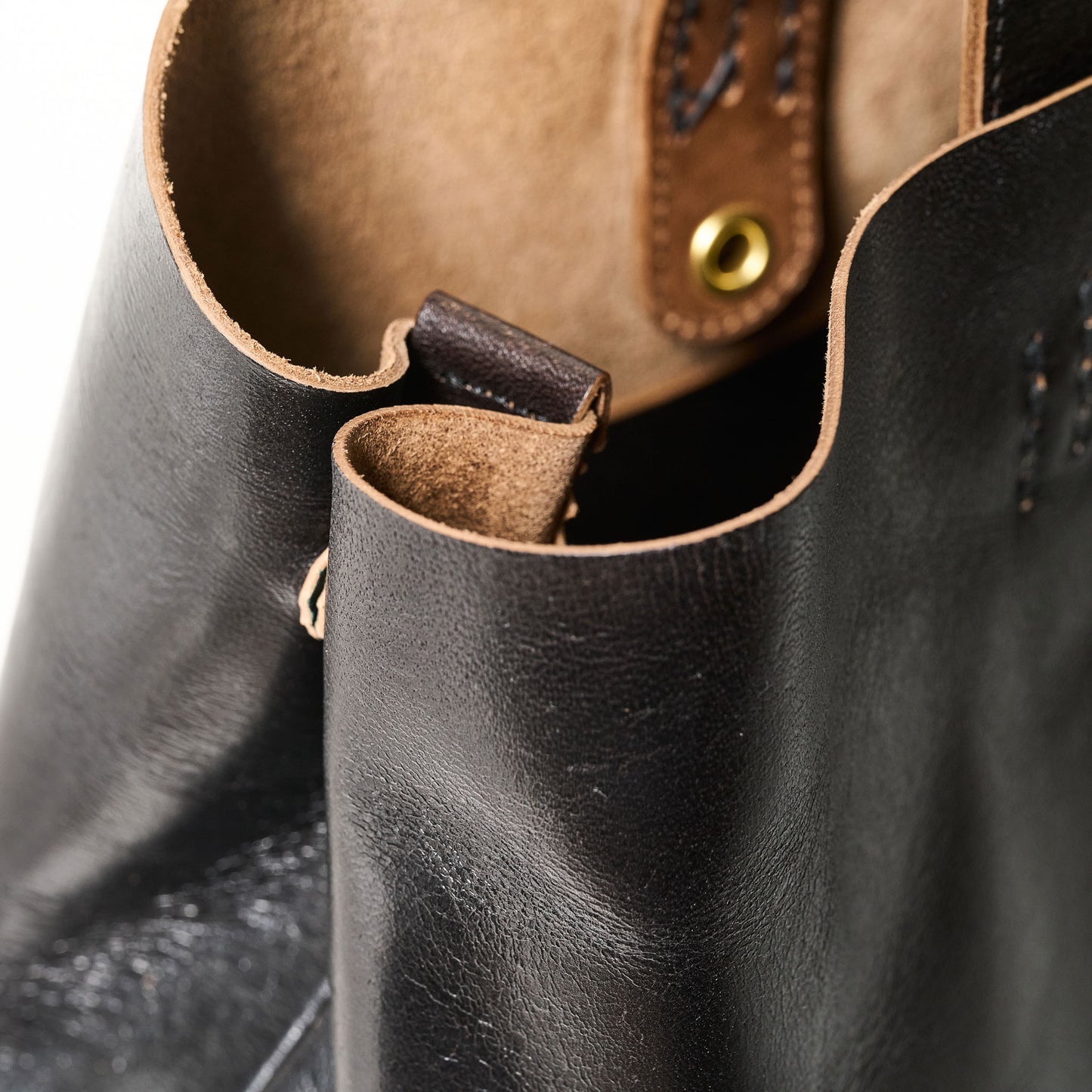 RDT-BG03 | BOX TOTE BAG -LEATHER-