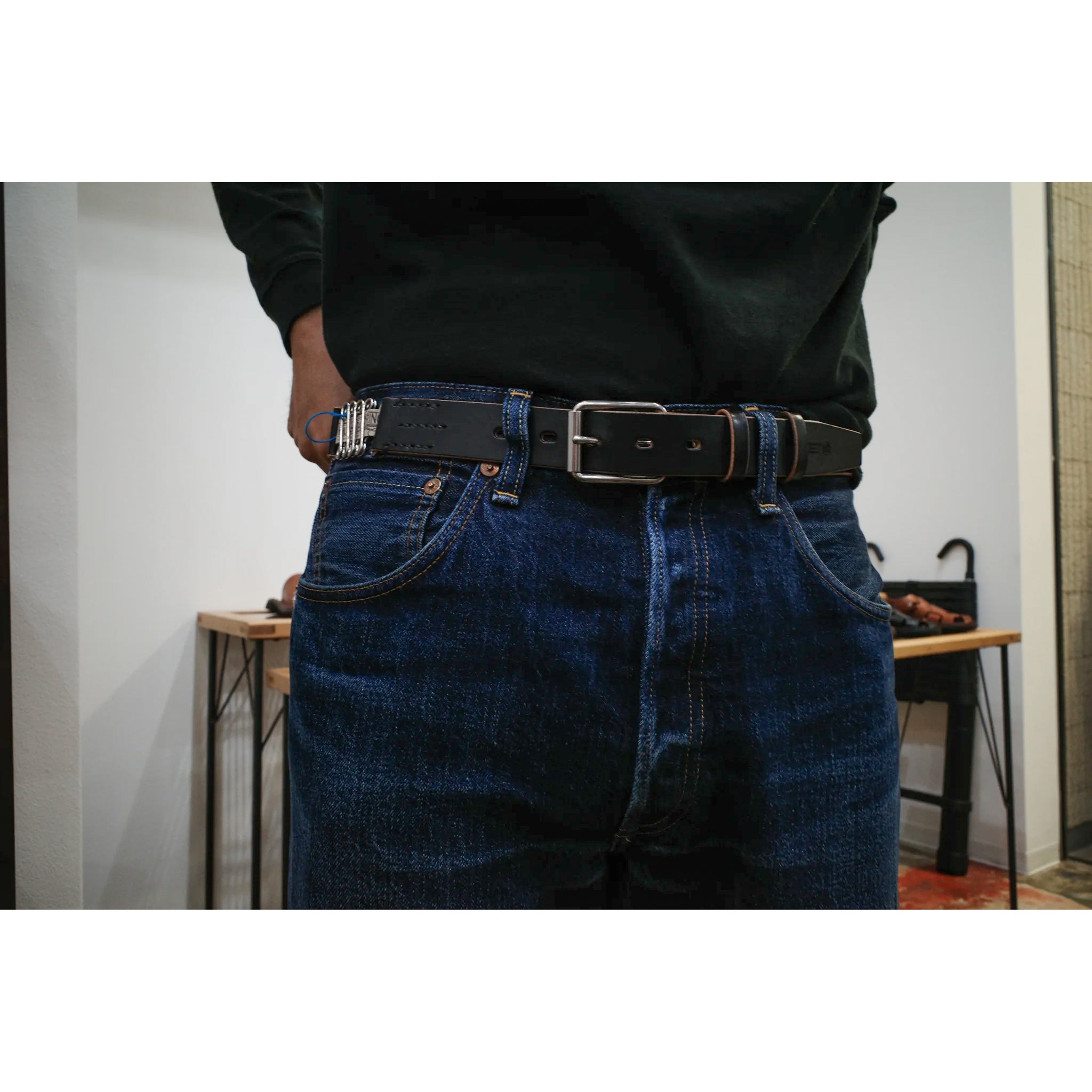 RDT-BL01 | HOOD STRAP SPRING BELT 28mm ROLLING DUB TRIO ローリング