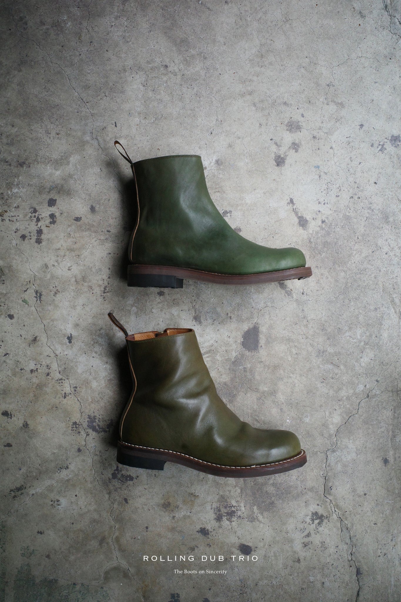 CASPER (GREEN HORSEHIDE)